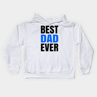 BEST DAD EVER ANTON BLK BLUE Print Kids Hoodie